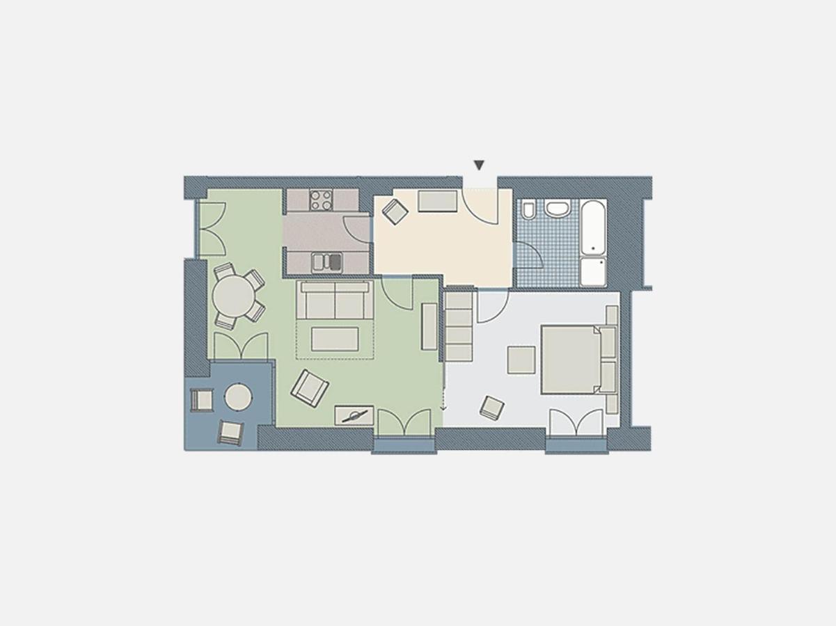 Kaiservillen Heringsdorf - Ferienwohnung Mit 1 Schlafzimmer Und Terrasse D102 Esterno foto